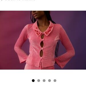 Tach Luna Velvet Top, size medium